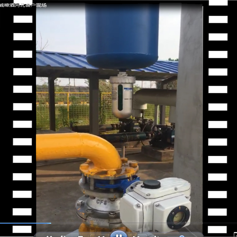 石家庄百威啤酒生产基地，空压机系统DN80汽水分离器视频